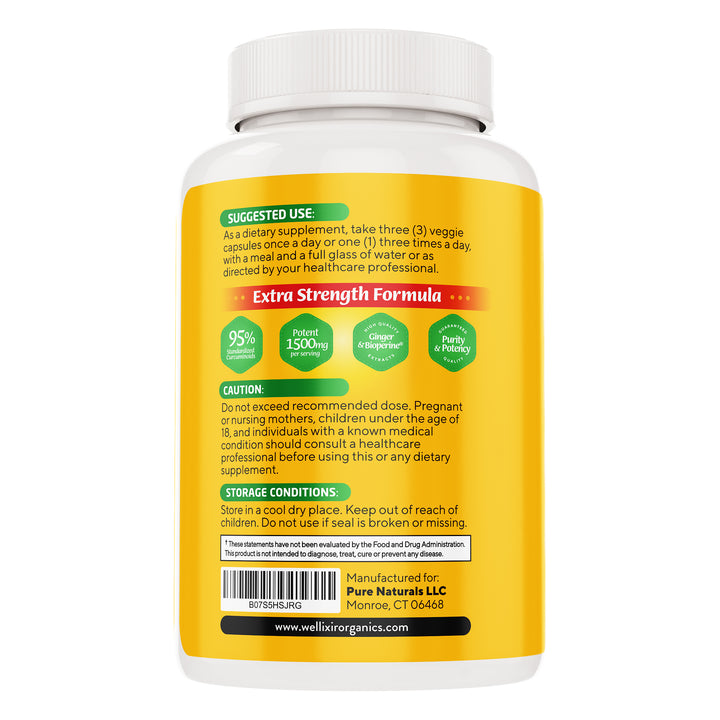 Turmeric Curcumin & Ginger 2 x 120 Capsules